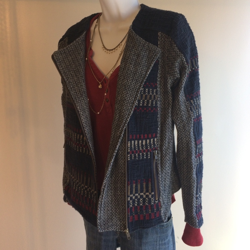 Lucky Brand Moto Jacket Sz M